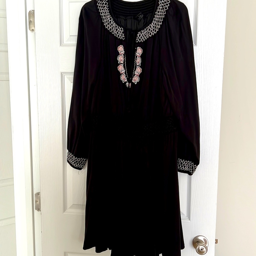 Black Peasant Style Torrid Dress